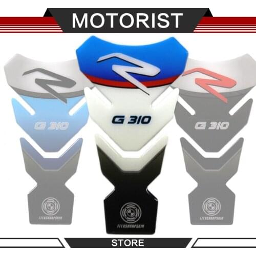 3D Carbon Fiber Motorcycle Sticker Gas Fuel Oil Tank Pad Protector Decal For BMW G310R g310r