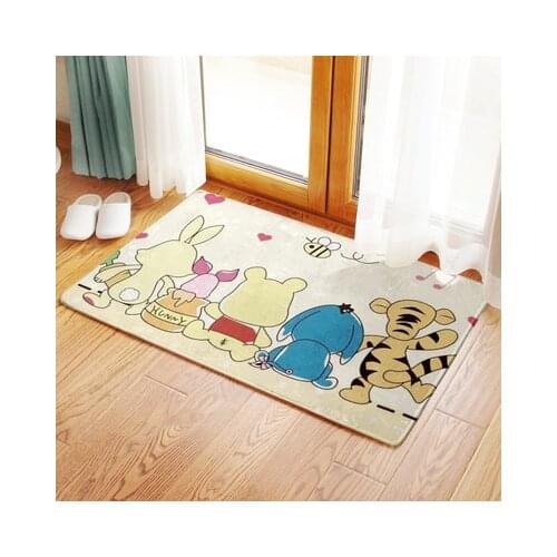 Disney Eeyore Pooh Anime Figures Cartoon Product Cosplay Accessories Customized Floor Mat Home Carpets Bedroom Rug Gifts