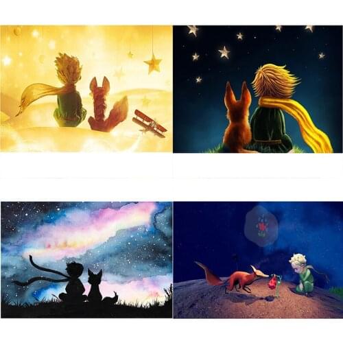 Diamond Painting Cross Stitch The little prince Posters Picture of Rhinestone DIY Diamond Mosaic Diamond Embroidery Home Decor