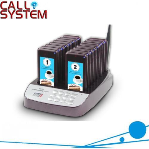 Wireless restaurant Queue number coaster pager customer take a meal Call Coaster Pager System