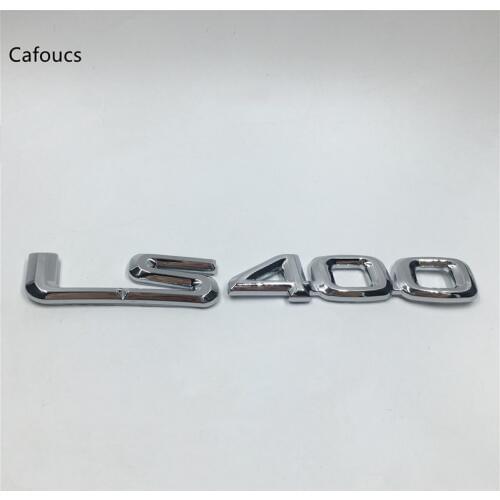 Cafoucs For Lexus LS 400 LS400 Rear Boot Lid Emblem Logo Badge Sign Letters Stickers