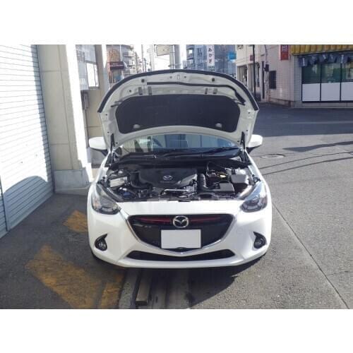 Damper for 2014-Mazda DEMIO DJ5FS hatchback Front Bonnet Hood Modify Gas Struts Lift Support Shock Accessories Absorber