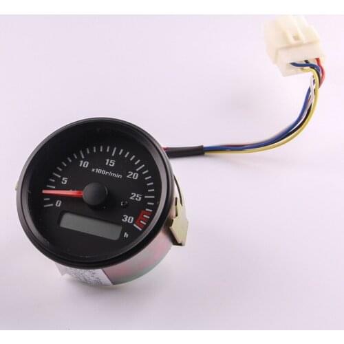 Diesel tachometer Generator pointer tachometer Chronograph 12V/24V 3000r/min