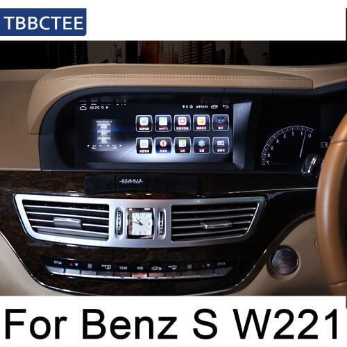 For Benz S Class W221 2010~2013 NTG Car Android Right hand drive RHD touch GPS Navigation stereo head unit multimedia player