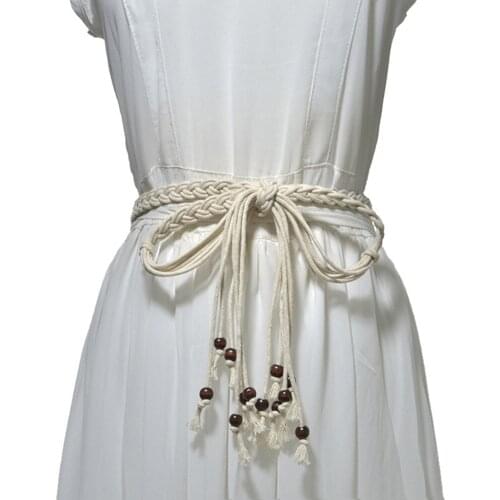 Don&Judy Ethnic style Sash Handmade Maternity Dress Gown Belt Waist Belts Pregnant Women Photoshoot Accessories 2021