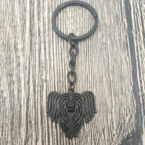 Chinese Crested Key Chains Fashion Pet Dog Jewellery Chinese Crested Car Keychain Bag Keyring For Women Men