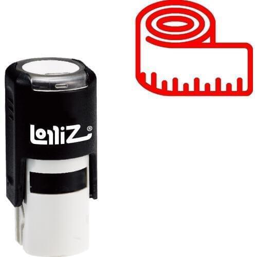 LolliZ Tape-Measure Self-Inking Rubber Stamp - Modern Symbol Series