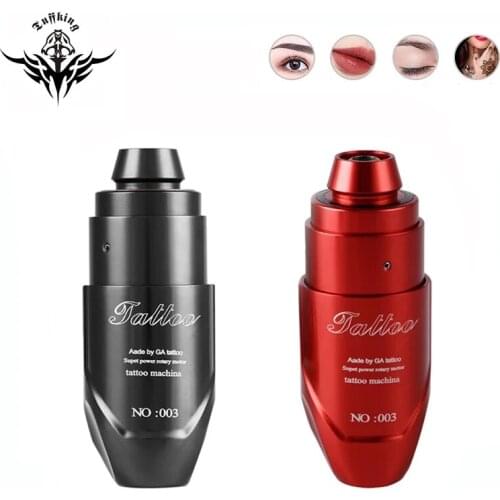 Newest Rocket Motor Tattoo Pen Permanent Makeup Machine Rotary Tattoo Pen Machine Tattoo Gun Supplies Cartridges With RCA Cord