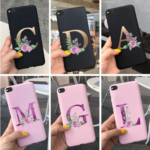 Cute Letter Coque For xiaomi Redmi Go Case 5.0" Silicone Cover Soft TPU Phone Case For xiaomi Redmi Go Global Version Cover