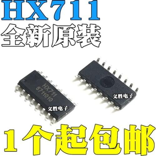 New and original HX711 SOP16 24 sensor precision Special chip electronic scale IC，Rf switch, electronic scale dedicated analog/d