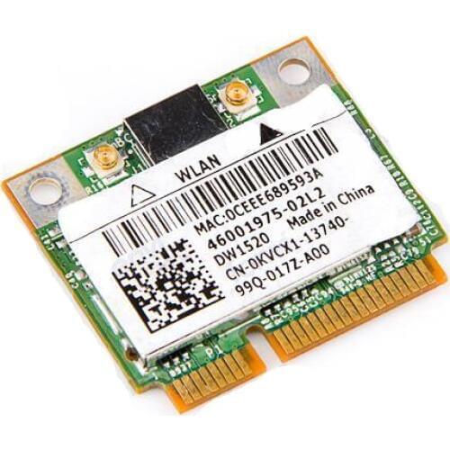 Original DELL DW1520 Laptop wireless card Broadcom BCM943224 MINI PCIE Dual frequency