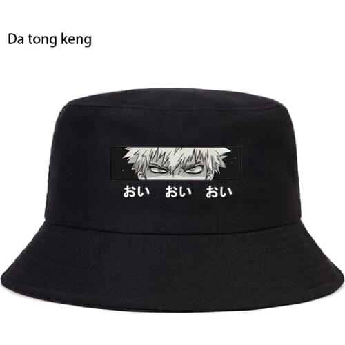 Unisex My Hero Academia Bakugou Anime bucket hat Fisherman Hat