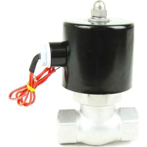 Steam solenoid valve US 2L model stainless steel pilot acting for air water steam