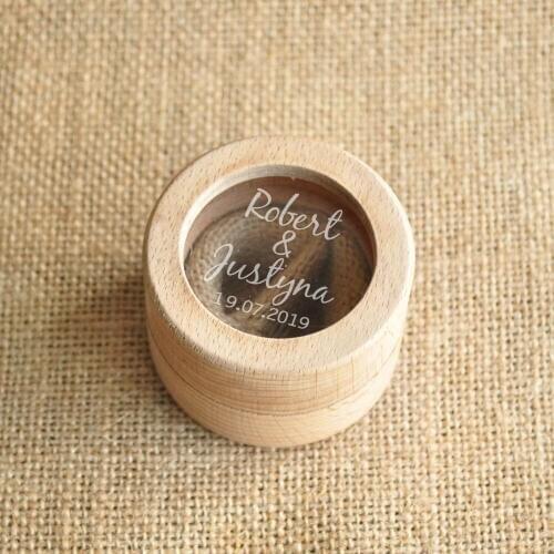 Personalized Wedding Ring Box Custom Wedding Ring Holder Wedding Gift Ring Bearer Box Bride Gift