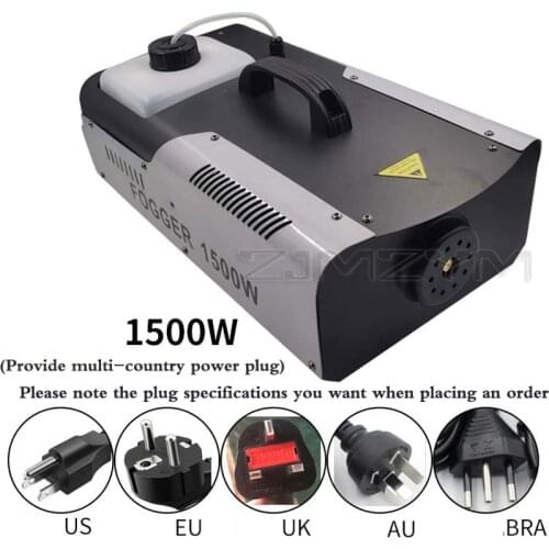 1500W Fog Machine /Smoke Machine/Professional Fogger For Wedding home party Stage dj Equipment With LED Lighting Effect
