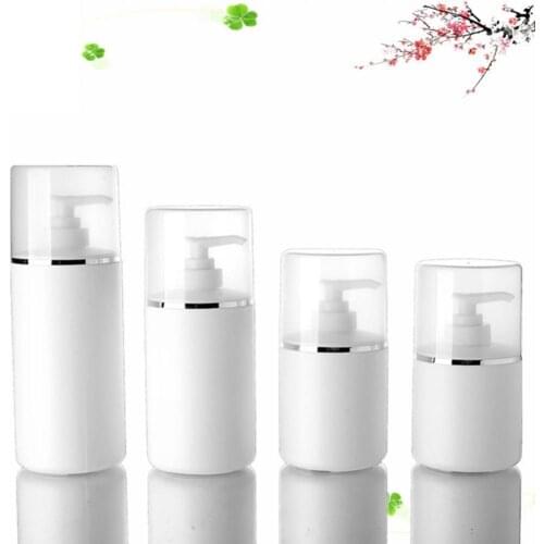 4Pcs 250/300/400/500ml Travel Lotion Cream Pump Storage Bottle Empty Dispenser