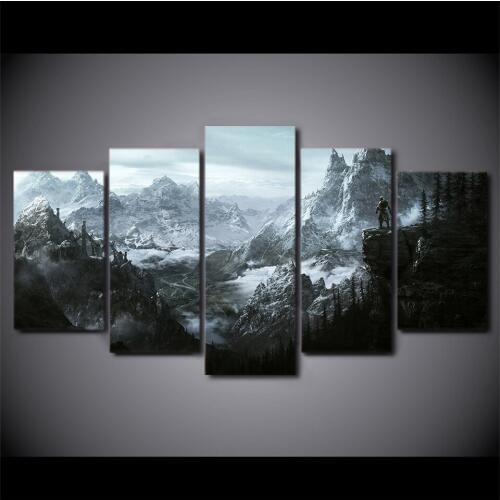 Skyrim posters 5pcs 5d diy diamond painting mosaic art crafts,full square Diamond embroidery,Diamond puzzles Y2788
