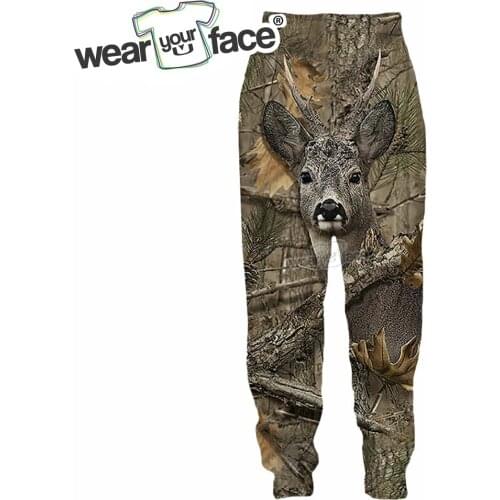 Deer Hunting 3D All Over Printed Sweatpants Casual Streetwear Sports Joggers Women Men Clothing Plus Size Dropship
