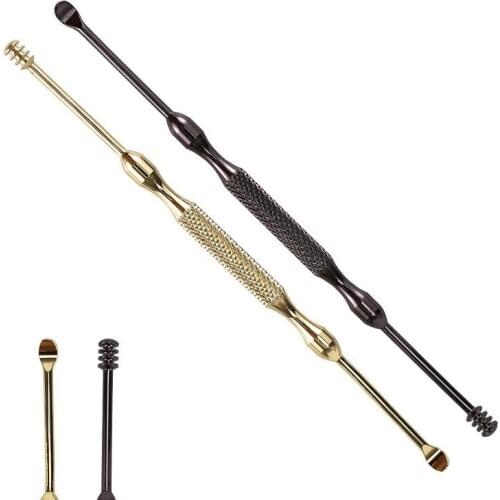 1Pcs Ear Wax Cleaner Remover Earwax Removal Tool 360 Degree Rtation Double Head Durable Earpick