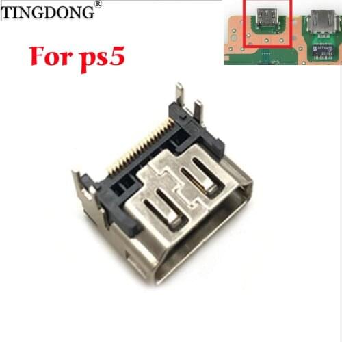 10pcs Original HD interface For PS5 HDMI-compatible Port Socket Interface for Sony Play Station 5 Connector