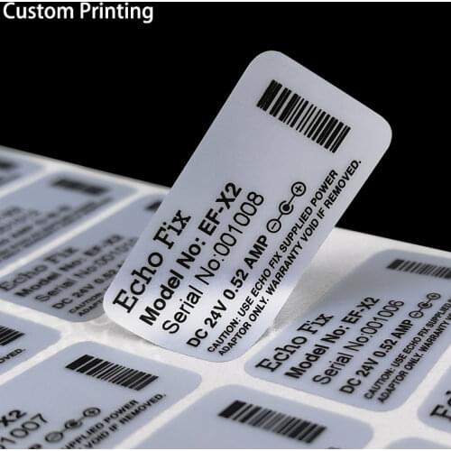 1000pcs Free shipping custom sticker Devicecar custom print labels phone back PET stickers