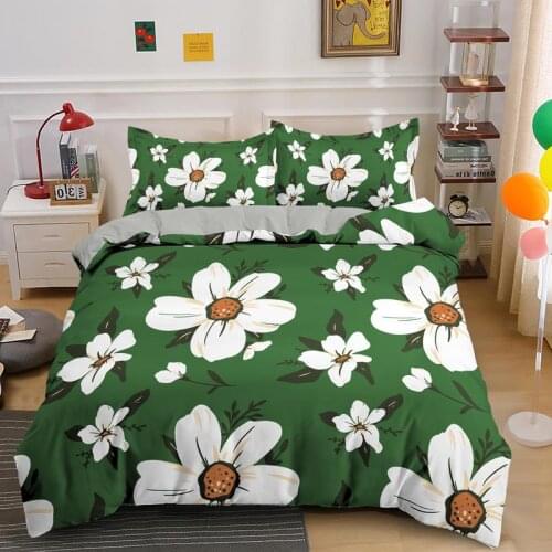 3D 2/3Pcs Duvet Cover and Pillow Case Bedding Sets EU/US/AU/UK Single Twin Full Queen King Size