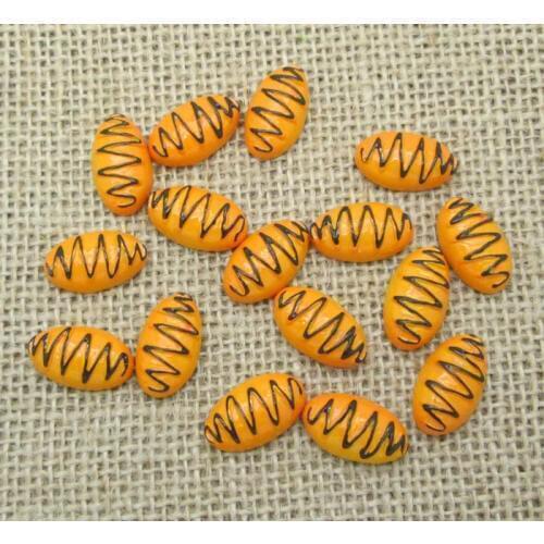 20Pcs Resin Cake Decoration Crafts Flatback Cabochon Scrapbooking Fit Hair Clips Embellishments Beads Diy
