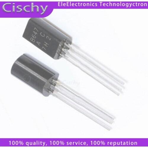 50pcs 2SD667AC + 2SB647AC TO-92L 2SD667 2SB647 D667AC B647AC D667 B647 Transistor Silicon Epitaxial