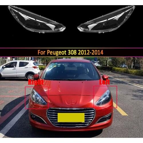 Car Headlamp Lens For Peugeot 308 2012 2013 2014 Car Headlight Headlamp Lens Auto Shell Cover