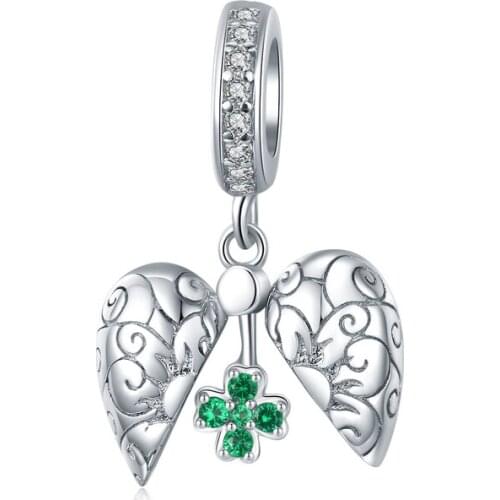 WOSTU DIY Silver Charm Fit Original Fantasy Castle Bracelet Beads 925 Sterling Silver Charms pink Sparkling CZ Elegant cat Bead