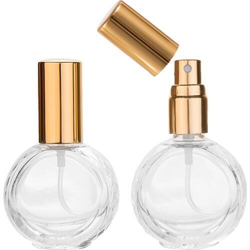 MUB-10ml Mini Glass Spray Perfume Bottles Alloy Cover Refillable Bottle Atomizer Travel Empty Cosmetic Containers Bottle Perfume