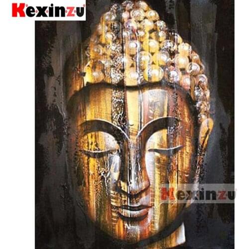 Kexinzu Full 5D DIY Square Round Diamond Painting"Buddha statue"3D Embroidery Cross Stitch Kids puzzle handmade toys K33334