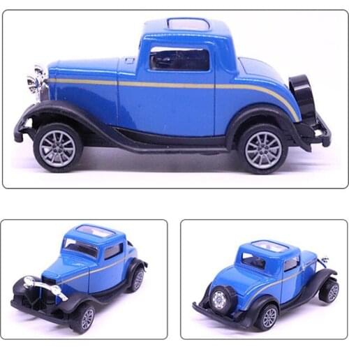 10.5CM Blue Color 1:43 Scale Metal Alloy Toy Car Pull Back Diecast Classical Car Vehicles Model Children Kids Collection Toys