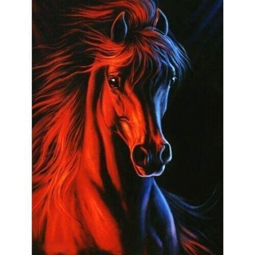 Mosaic pictures,chinese embroidery,daimond painting animals,diamond embroidery Horse WZ