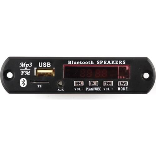 DC 12V MP3 WMA Decoder Wireless Bluetooth Decoder Board Audio Module USB TF Radio Remote control For Car accessories