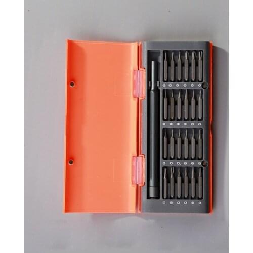 2021 New Screwdriver Magnetic Orange Shell 25 in 1 Precision Screwdriver Set Phosphate Plating Tool Set for Machine Keyboard