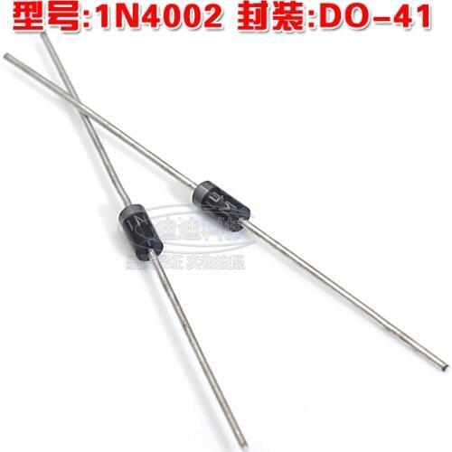 New 1N4002 DO-41 Rectifier Diode Output 100V 1A IN4002 do-41 Straight