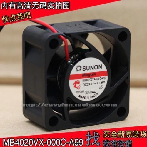 Brand new SUNON MB40201VX-000C -A99 24V 4020 1.54W 4CM cooling fan