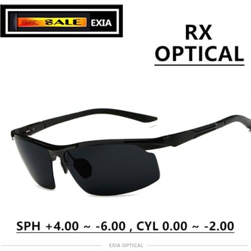 Prescription Men Sunglasses RX Optical Lenses MR-8 1.61 Index Super Tough KD-114 Series