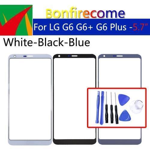 Touchscreen For LG G6 G6+ G6 Plus H870 H871 H872 H873 H870K H870S H870DS LCD Front Touch Screen Glass Outer Lens Replacement