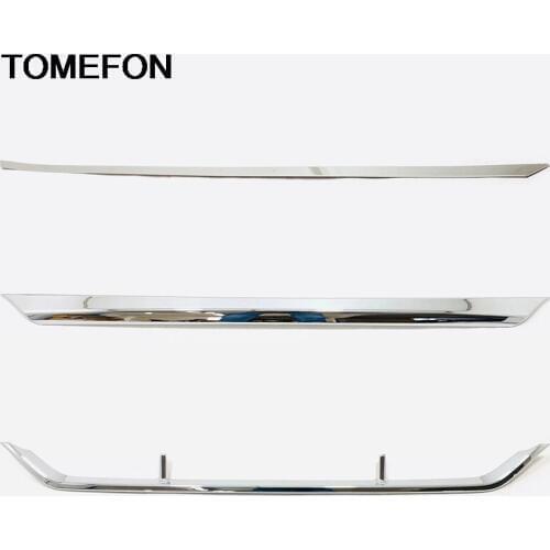 TOMEFON For Toyota Avalon XX50 2019 2020 Rear Back Upper Lower Bumper Protective Tail Bottom Hoods Pedel Cover Trim Accessories