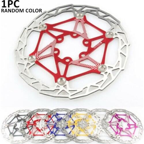 Bicycle Brake 160mm Stainless Steel Disc Brake MTB DH Disc Rotors Hydreaulic Brake Pad Float Multicolor Rotors Bicycle Parts