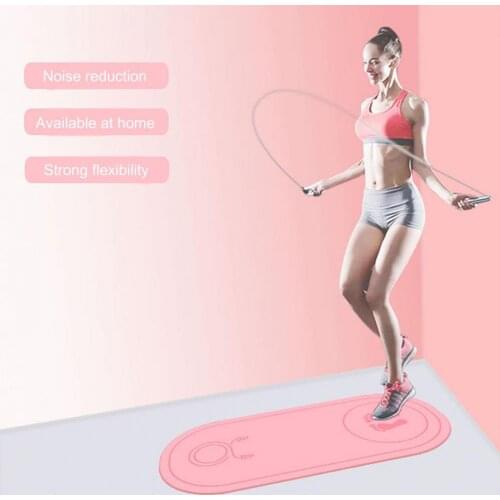 Sound Insulation Rope Skipping Cushion Fitness Dance Cushioning Shock Absorption Mute Mat Indoor Fitness Sports Yoga Mat