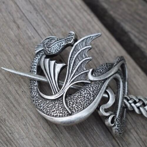12pcs Viking dragon hairpin woman jewelry gift