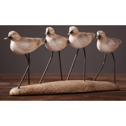 American country retro Home Furnishing study ornaments Nordic style handicraft gifts housewarming seabirds