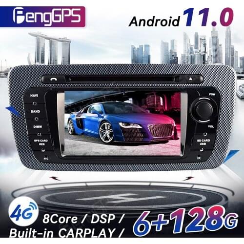 Android 11.0 GPS Navigation For Seat IBIZA 2009-2013 Touchscreen Multimedia Headunit CD DVD Player FM AM Radio With Carplay PX6