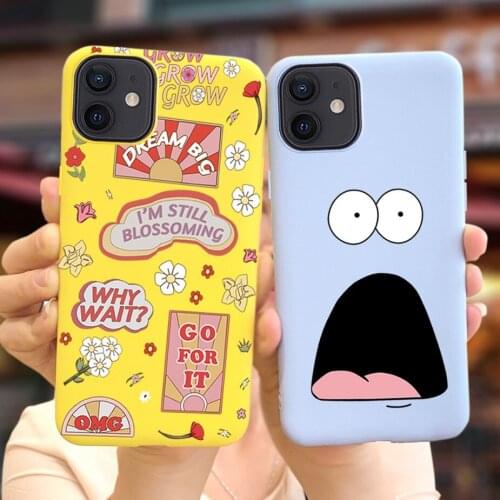 Cute Cartoon Case For Apple iPhone 12 Case iPhone12 Mini Soft Silicone TPU Back Cover For iPhone 12 Pro Max iPhone12 Mini Bumper