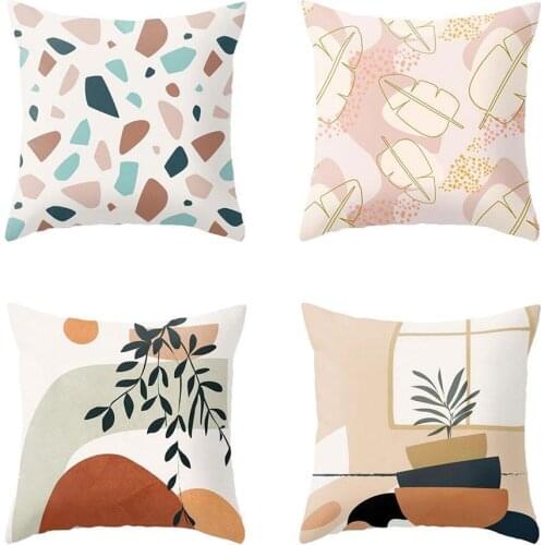 Nordic Modern Style Throw Pillow Case Geometry Abstract Cushion Covers For Home Sofa Chair Decorative Pillowcases