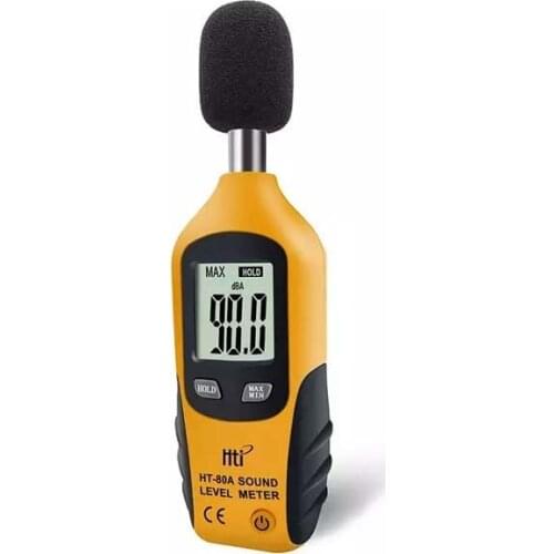 Noise meters HT-80A Decibel Meter Digital Sound Meter 30 – 130 dB Audio Noise Measure Device For Factories Hospitals Schools