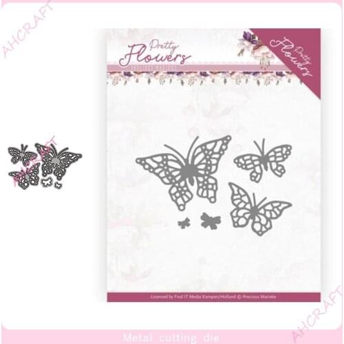 JMCRAFT 2021 New Pretty Butterfly Princess Metal Cutting Dies Scrapbook Mold Cutting Mold DIY Crafts Handmade Dies